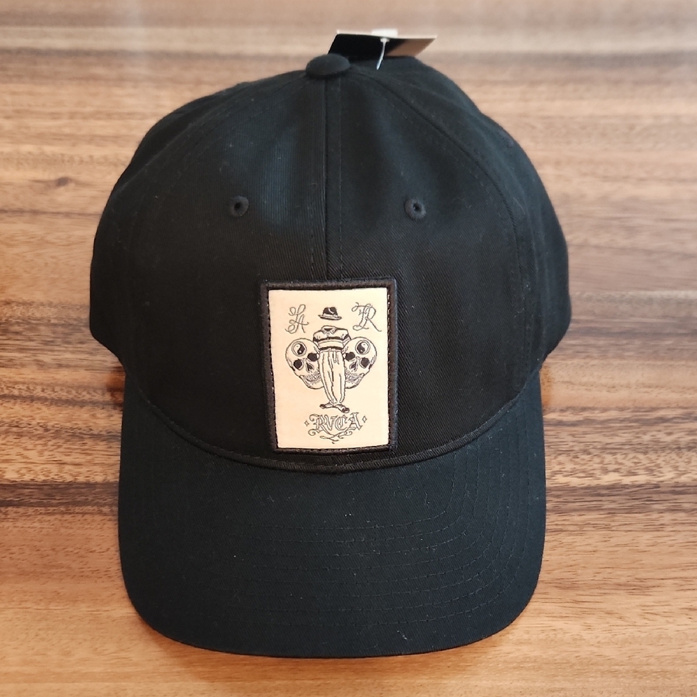 RVCA Black Adjustable Hat NWT